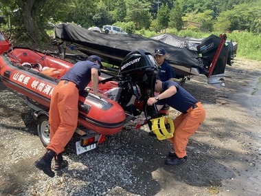 船外機取り付け