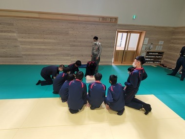 身延中学校救急法２