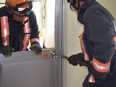 見延中学解体訓練