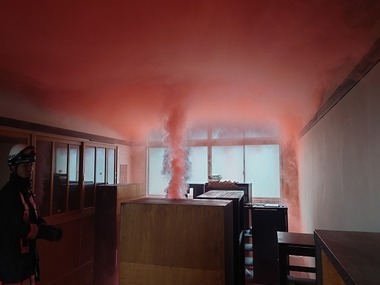 見延中学解体訓練